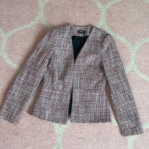 DKNY size 4 pink/white/black blazer